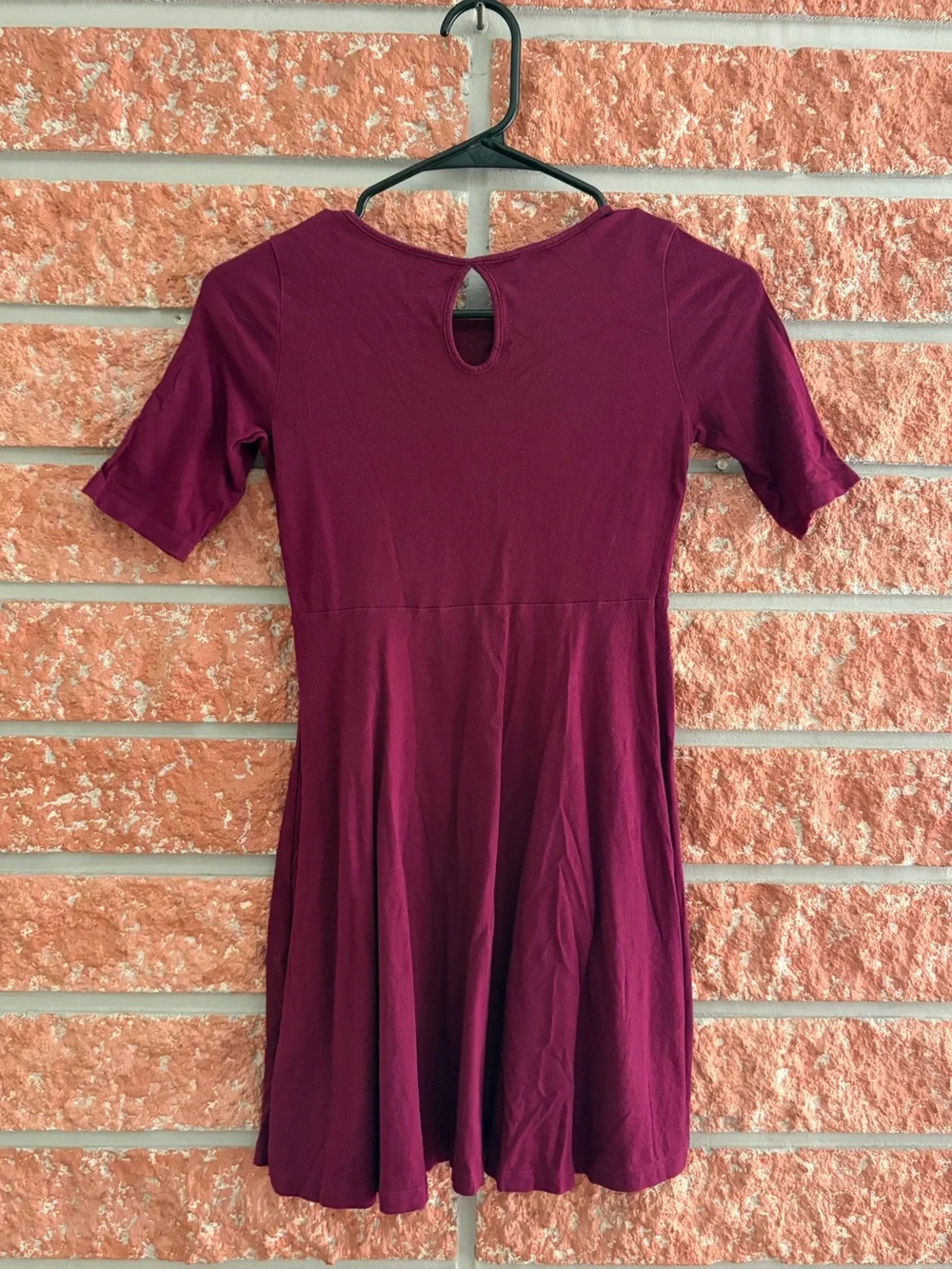 Old Navy Burgundy 'Fearless 01' Fit & Flare Dress